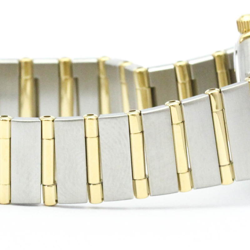 歐米茄星座系列鑽石18K金精鋼腕錶1267.10拋光款-6