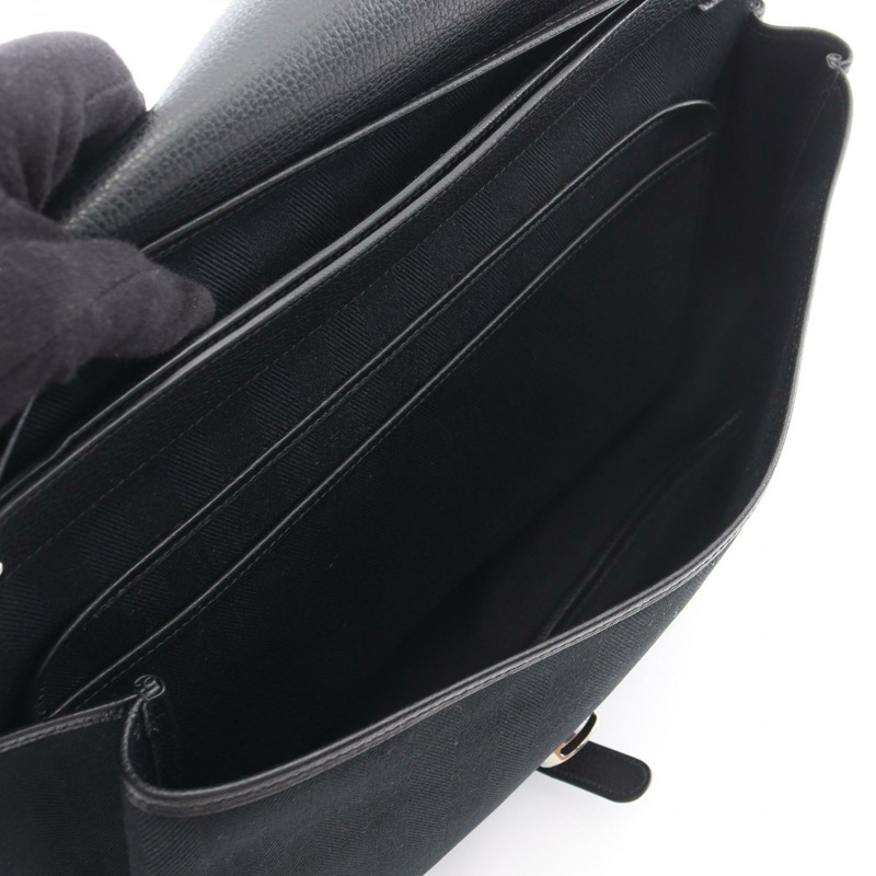 愛馬仕 Sac Colorado GM 單背包,Vache Liegee 皮革帆布,黑色,SHW,二手-2