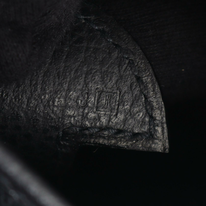 愛馬仕 Sac Colorado GM 單背包,Vache Liegee 皮革帆布,黑色,SHW,二手-4