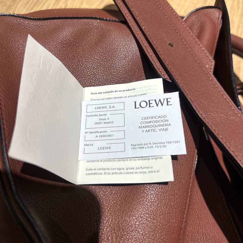 LOEWE Puzzle 大款 小牛皮拼圖包 楓葉紅|正品|322.30.K73|附背帶-18