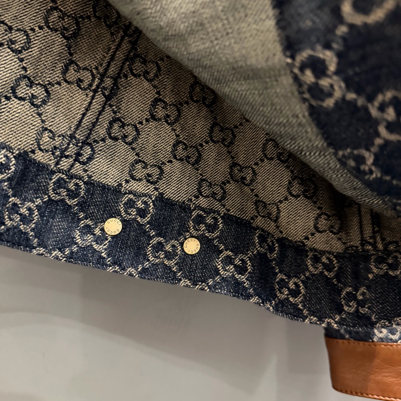 Gucci 滿版GG 丹寧牛仔外套 46號-16