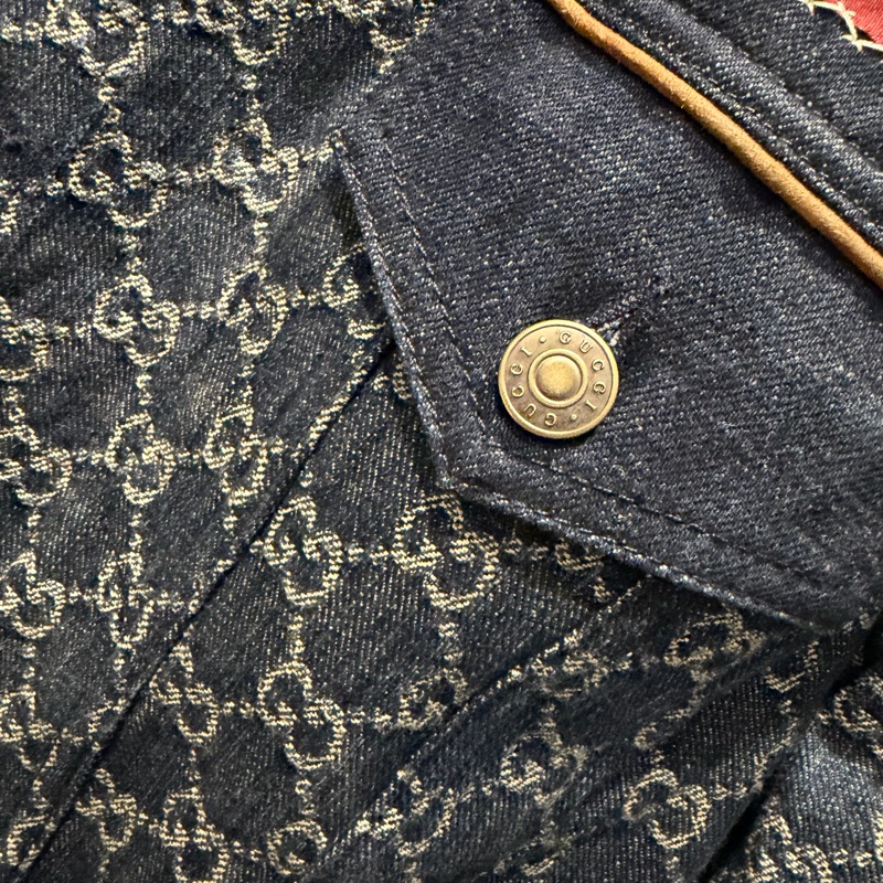 Gucci 滿版GG 丹寧牛仔外套 46號-17