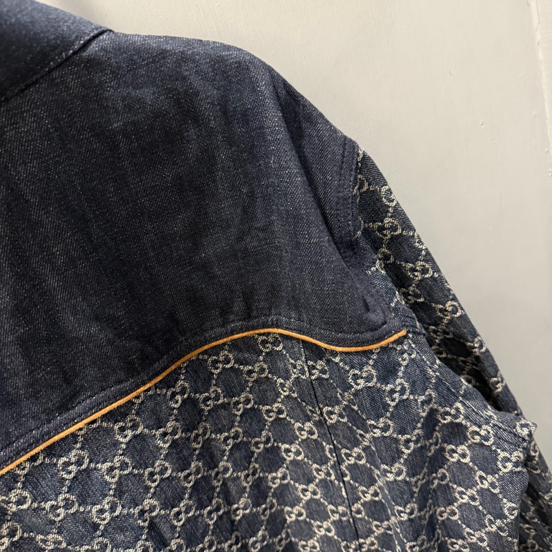 Gucci 滿版GG 丹寧牛仔外套 46號-20