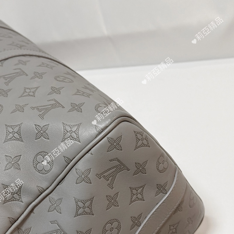 莉亞精品♡ Lv Keepall50 灰 二手美包-8
