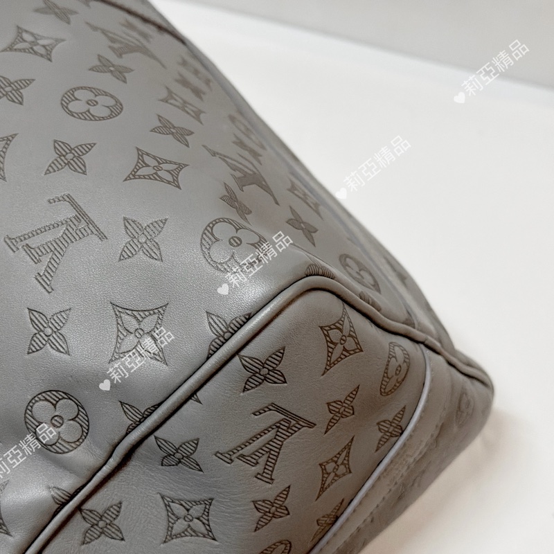 莉亞精品♡ Lv Keepall50 灰 二手美包-9