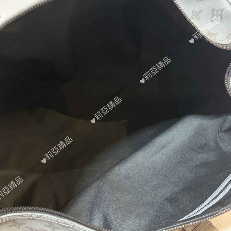 莉亞精品♡ Lv Keepall50 灰 二手美包-12