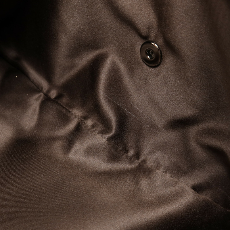 CHANEL 羊皮皮革Chain Shoulder銀扣鏈帶肩背袋-15