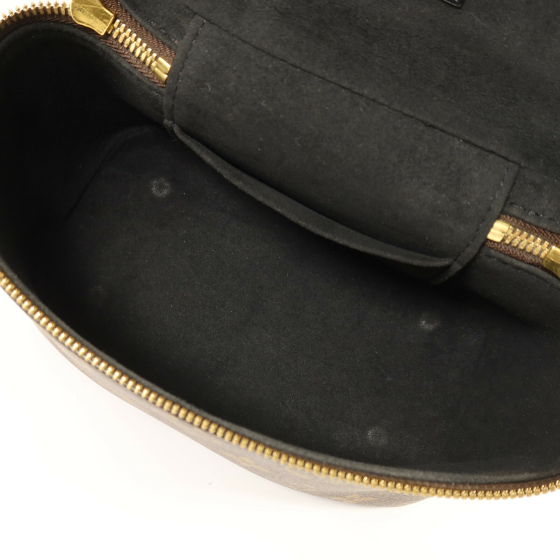 LOUIS VUITTON Monogram Reverse Vanity PM金扣鏈帶手挽肩背兩用袋-4