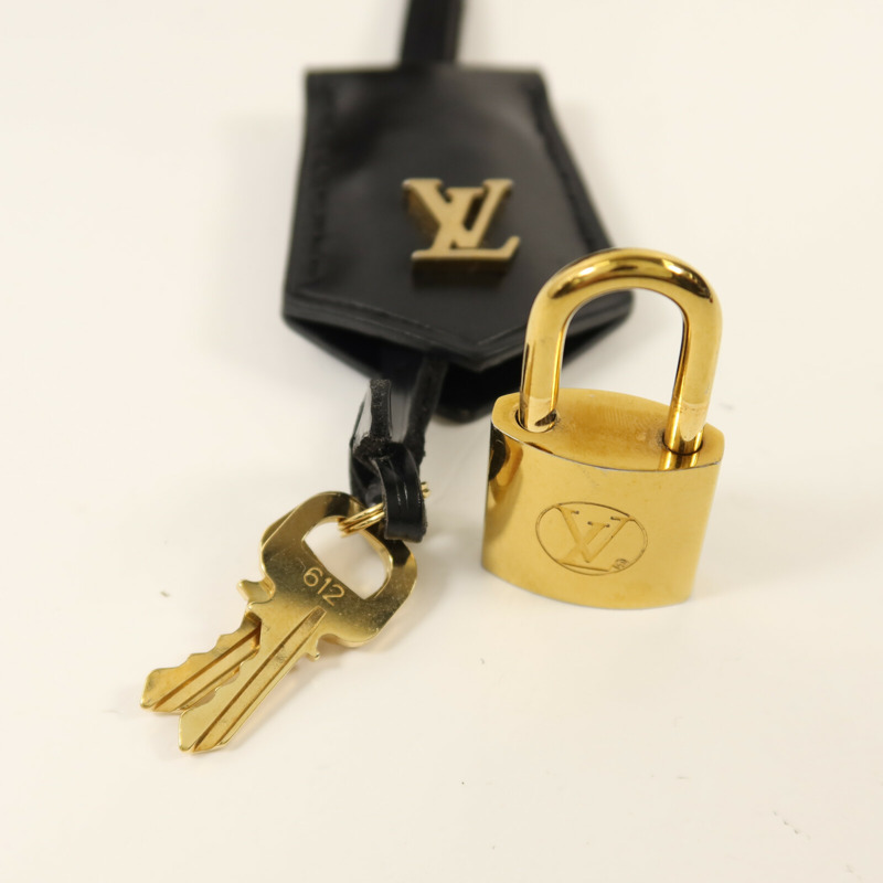 LOUIS VUITTON Monogram Reverse Vanity PM金扣鏈帶手挽肩背兩用袋-9