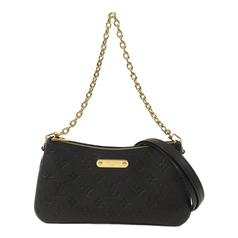 LOUIS VUITTON Monogram Empreinte Liv Pochette金扣鏈帶手挽肩背兩用袋