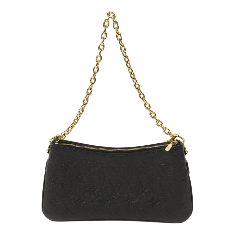 LOUIS VUITTON Monogram Empreinte Liv Pochette金扣鏈帶手挽肩背兩用袋-1
