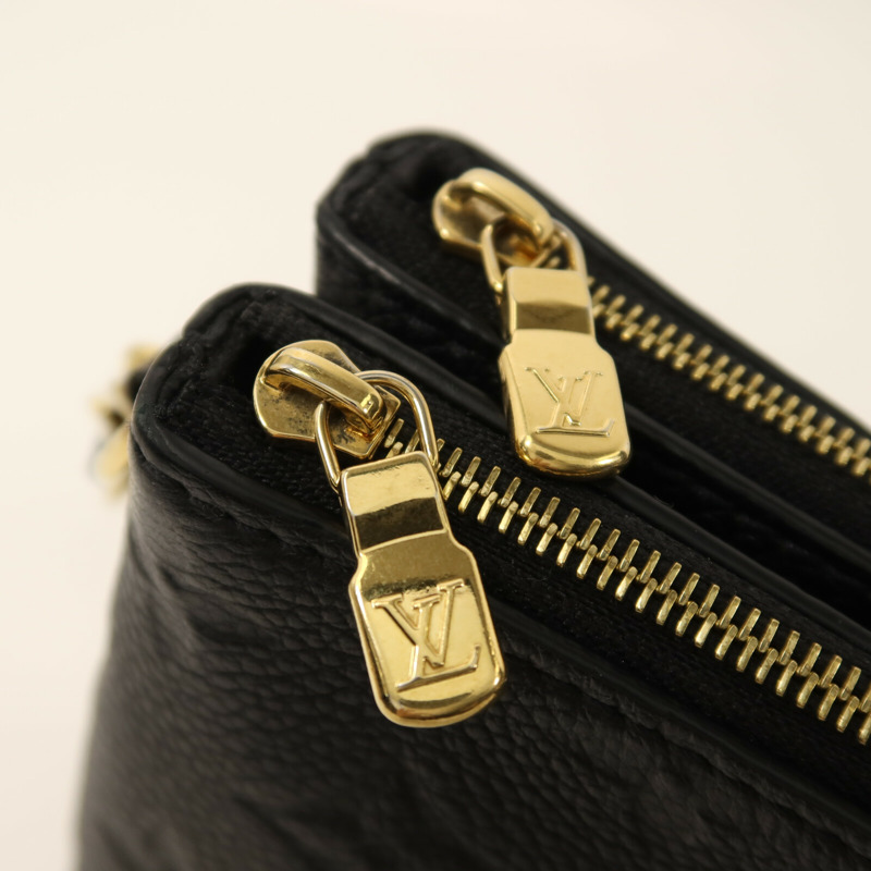 LOUIS VUITTON Monogram Empreinte Liv Pochette金扣鏈帶手挽肩背兩用袋-8