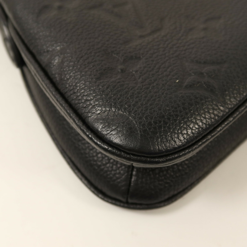 LOUIS VUITTON Monogram Empreinte Liv Pochette金扣鏈帶手挽肩背兩用袋-11