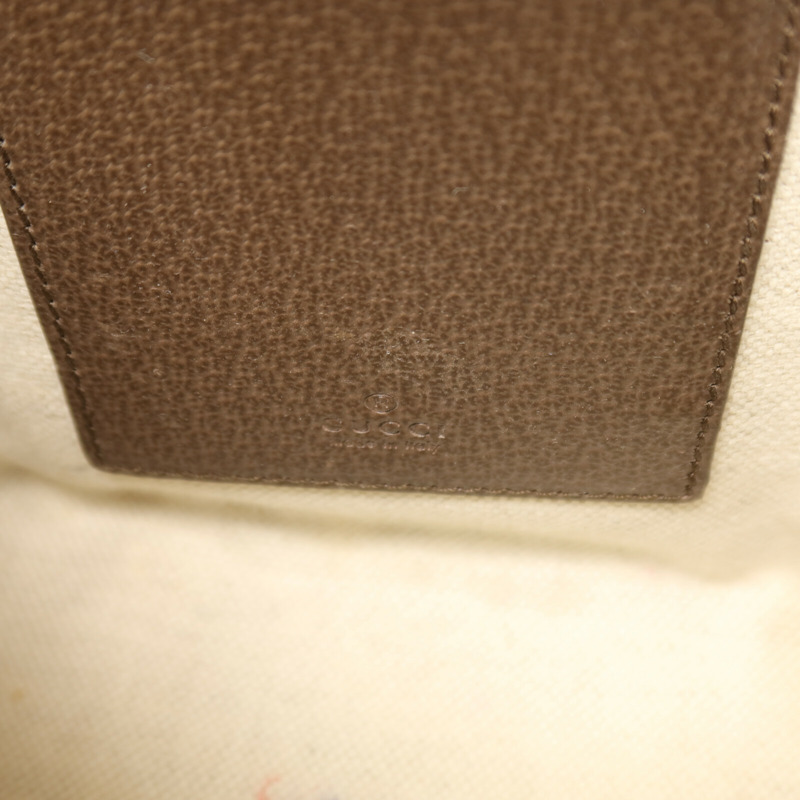 GUCCI 帆布Ophidia Mini Bag金扣手挽肩背兩用袋-5