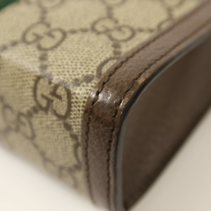 GUCCI 帆布Ophidia Mini Bag金扣手挽肩背兩用袋-12