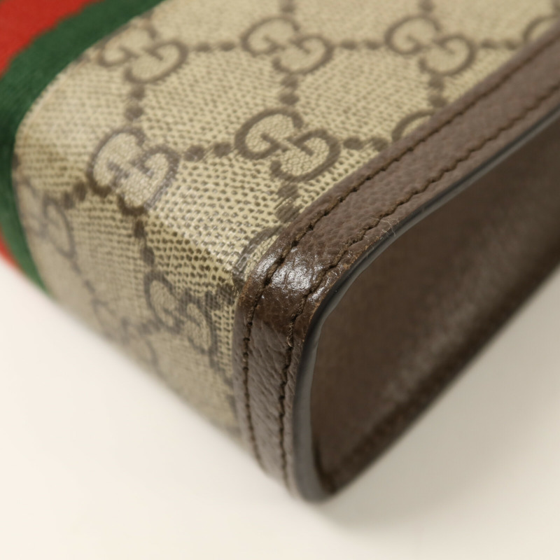 GUCCI 帆布Ophidia Mini Bag金扣手挽肩背兩用袋-14