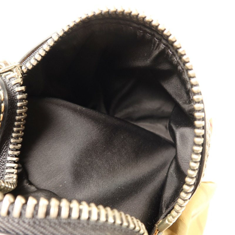 BURBERRY 棉質/尼龍Rucksack銀扣鏈帶背包-6