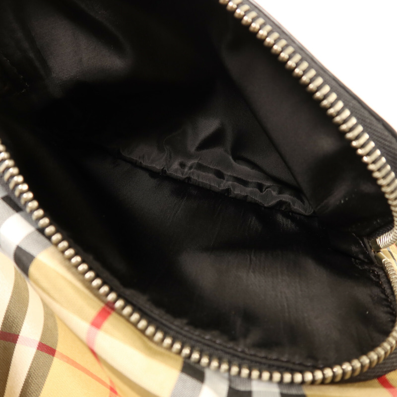 BURBERRY 棉質/尼龍Rucksack銀扣鏈帶背包-7