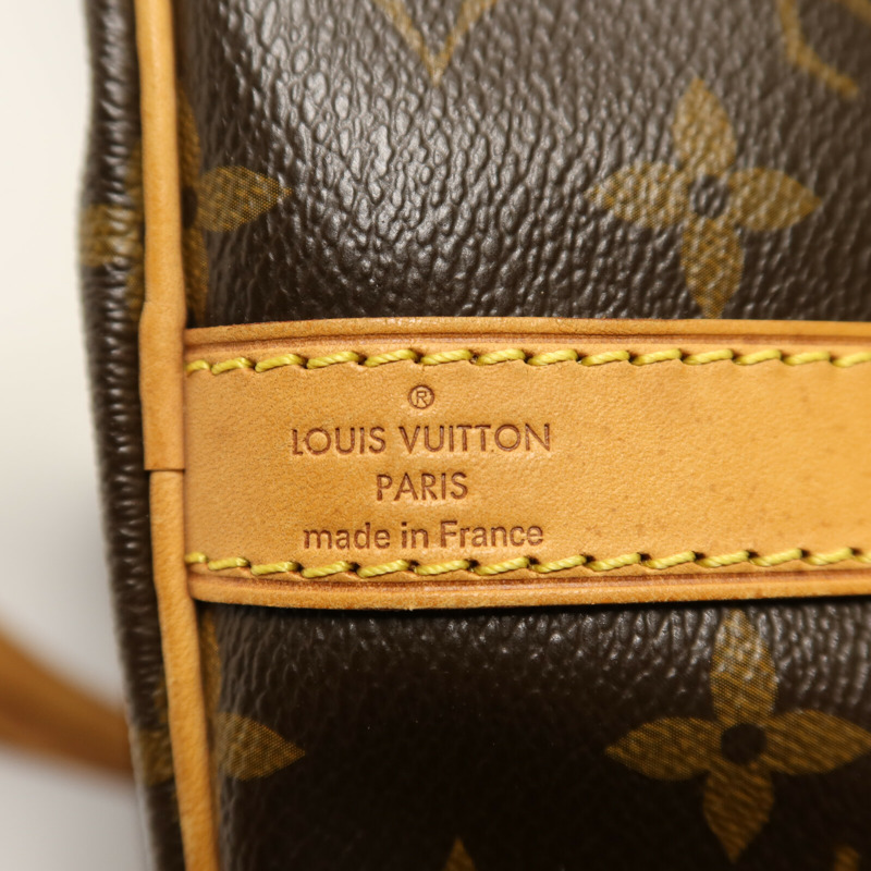 LOUIS VUITTON Monogram Speedy Bandouliere 35金扣手挽肩背兩用袋-5