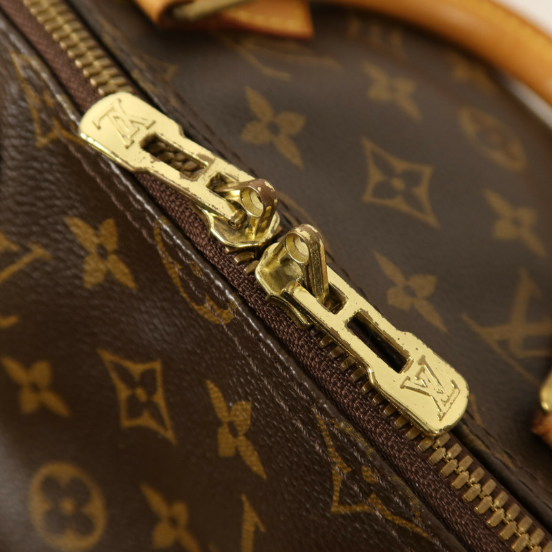 LOUIS VUITTON Monogram Speedy Bandouliere 35金扣手挽肩背兩用袋-8