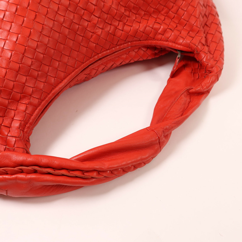 BOTTEGA VENETA 牛皮皮革Hobo手挽袋-8