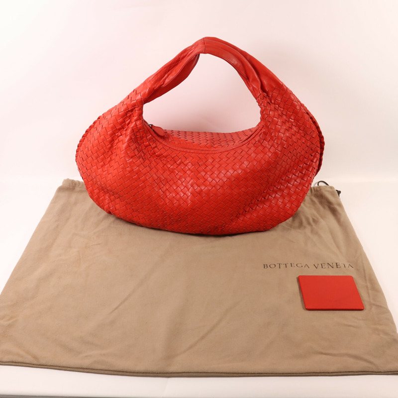 BOTTEGA VENETA 牛皮皮革Hobo手挽袋-9