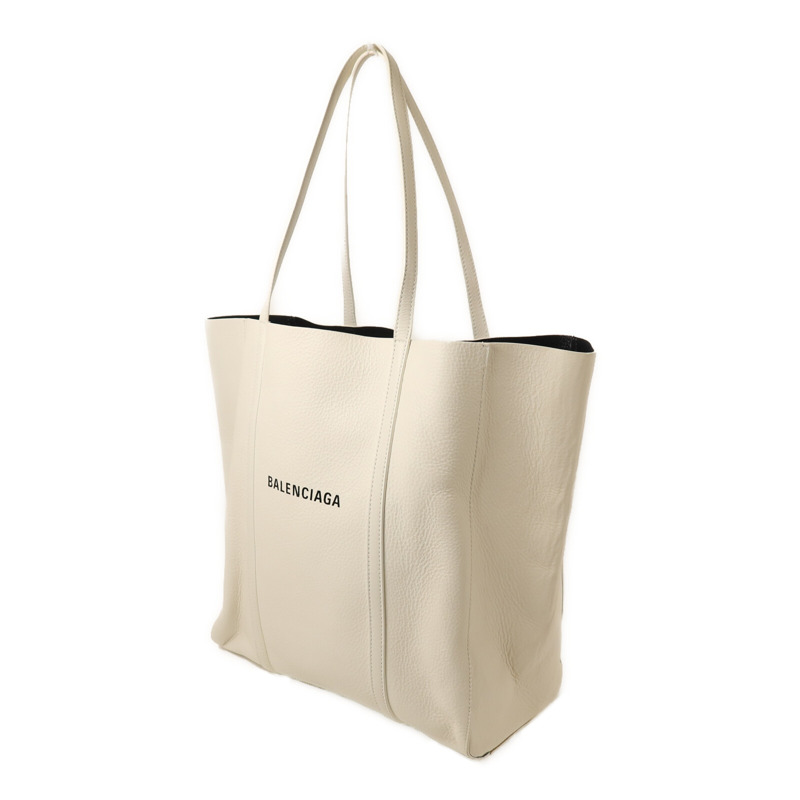 BALENCIAGA 牛皮皮革Everyday Tote Bag銀扣手挽袋-2