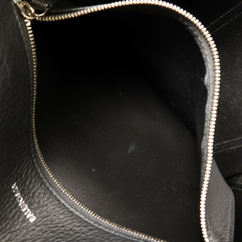 BALENCIAGA 牛皮皮革Everyday Tote Bag銀扣手挽袋-14
