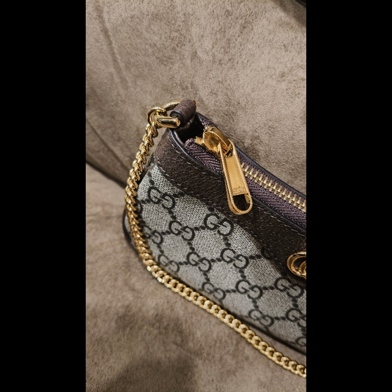 Gucci Ophidia GG Supreme 迷你腋下包/半月包-3
