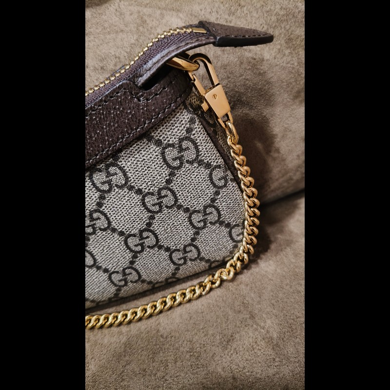Gucci Ophidia GG Supreme 迷你腋下包/半月包-4