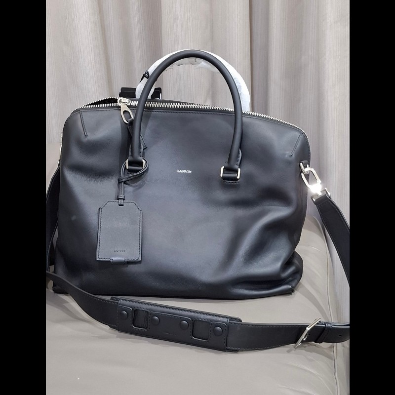 lanvin 最頂級系列 無塗層小牛皮 波士頓商務旅行包-0