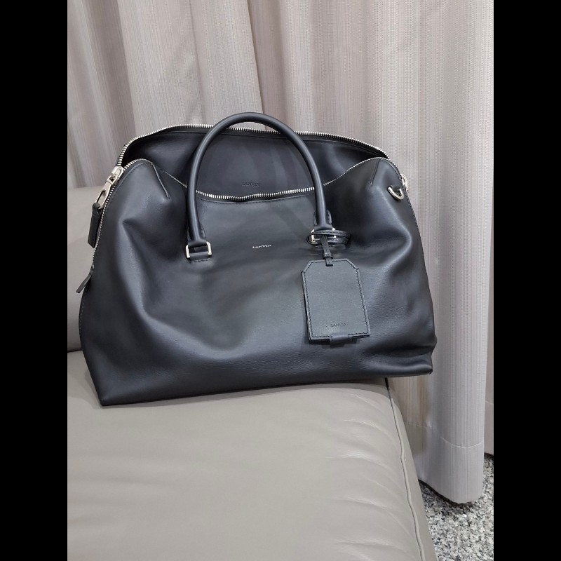 lanvin 最頂級系列 無塗層小牛皮 波士頓商務旅行包-7