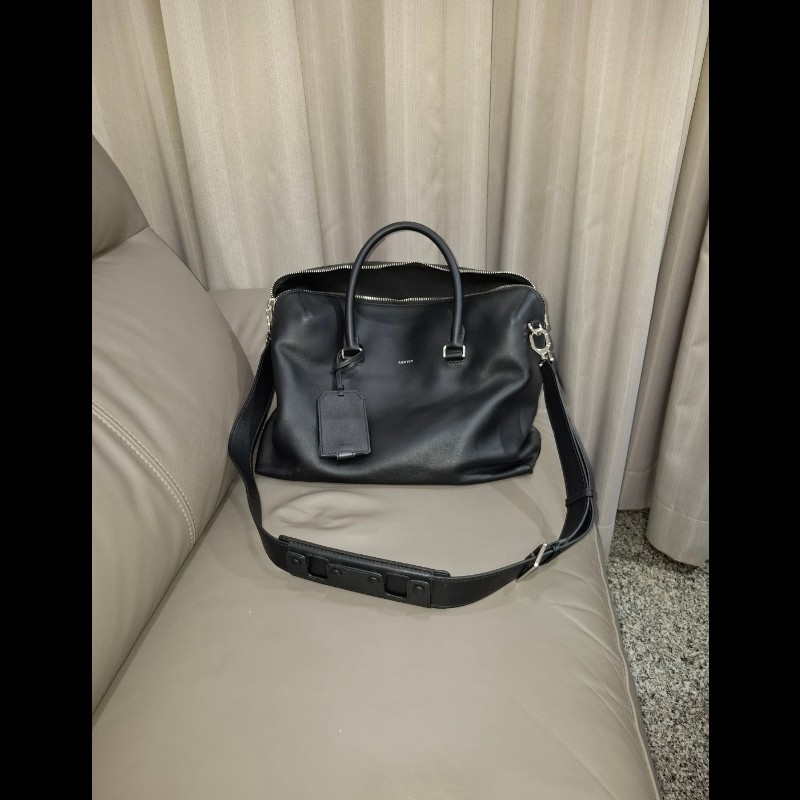 lanvin 最頂級系列 無塗層小牛皮 波士頓商務旅行包-11