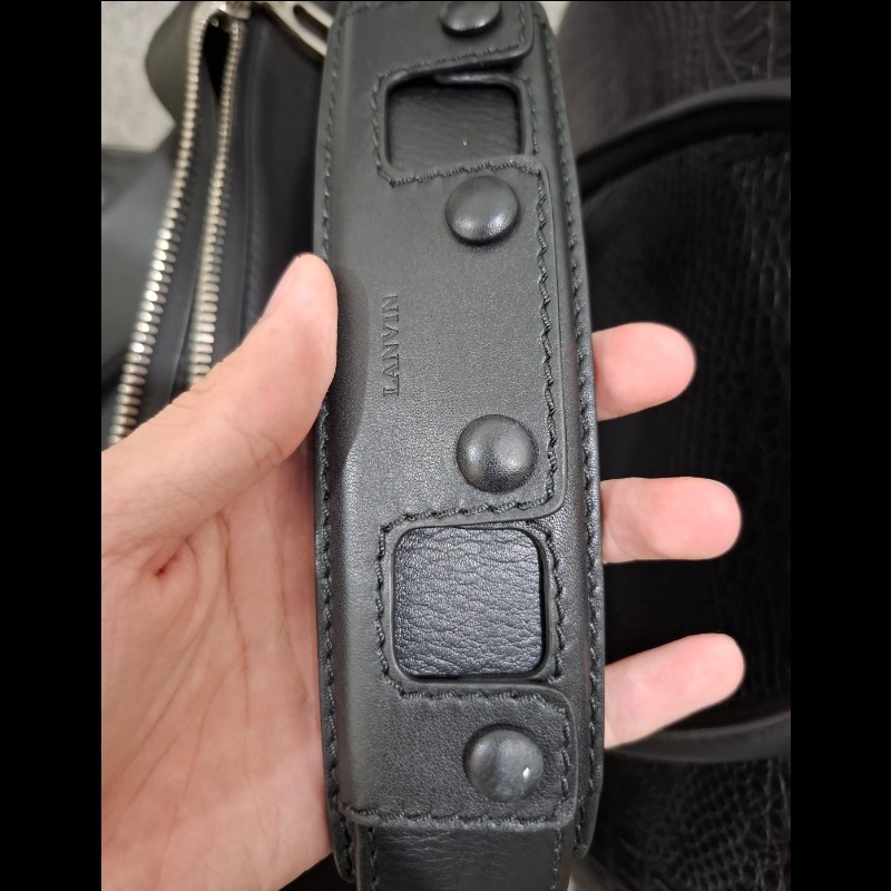 lanvin 最頂級系列 無塗層小牛皮 波士頓商務旅行包-26