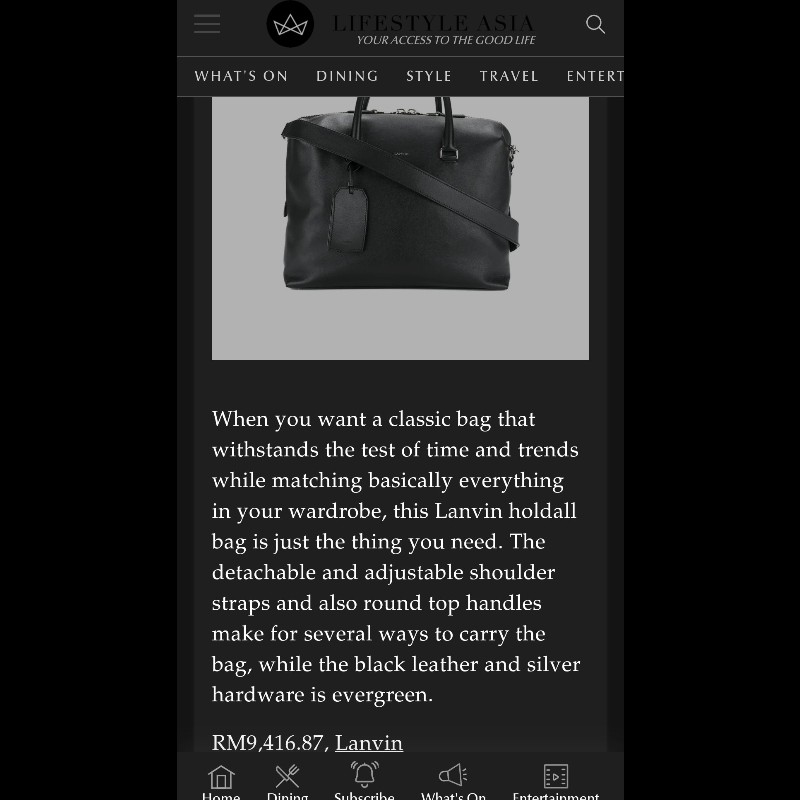 lanvin 最頂級系列 無塗層小牛皮 波士頓商務旅行包-20