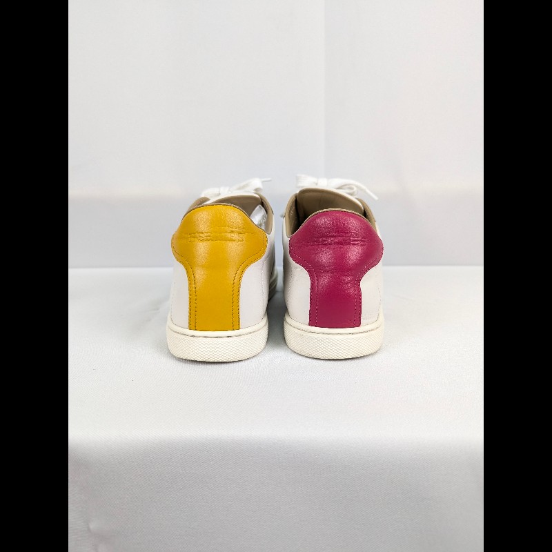 莉亞精品♡HERMES 巨嘴鳥印花休閒鞋 尺碼38.5 二手美品-2