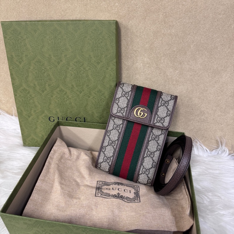 Guuci Ophidia 斜背手機包-0