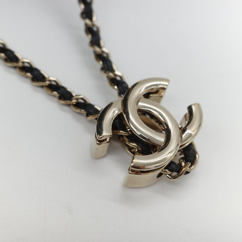 (超級新♥️閒置品)Chanel 香奈兒 黑色 菱格紋 山羊皮 皮穿練 鏈條 束口包 水桶包 斜挎包 AS1699-28