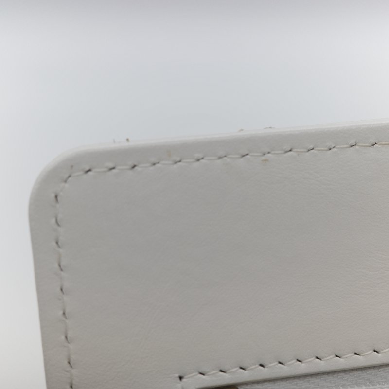 (春夏必備♥️)Chanel 香奈兒 白色菱格紋 牛皮 Handle 鏤空手柄 彩色皮穿鏈 WOC 鏈條錢包 斜挎包 手拿包 (卡位+手機位)-22