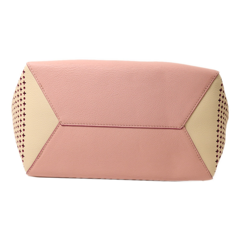 LOUIS VUITTON 牛皮皮革Rockme Cabas銀扣手挽袋-3