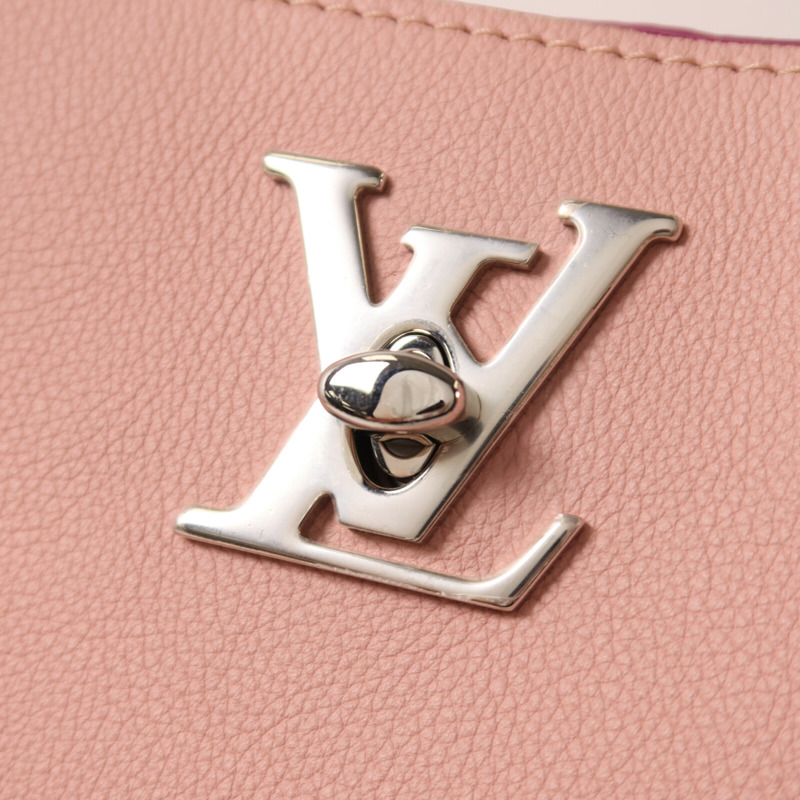 LOUIS VUITTON 牛皮皮革Rockme Cabas銀扣手挽袋-9