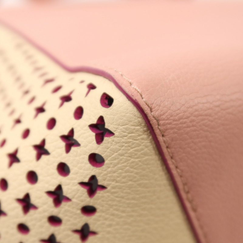 LOUIS VUITTON 牛皮皮革Rockme Cabas銀扣手挽袋-12