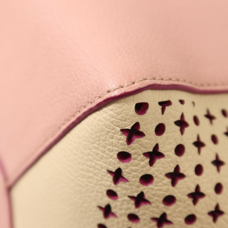 LOUIS VUITTON 牛皮皮革Rockme Cabas銀扣手挽袋-13