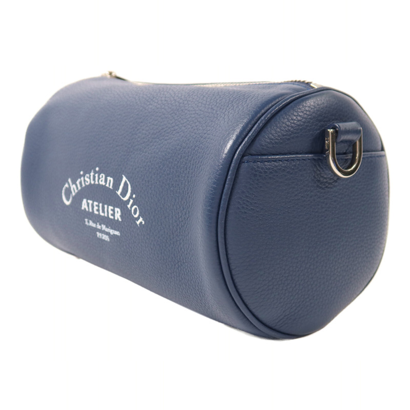 Dior 牛皮皮革Shoulder Bag銀扣肩背袋-2