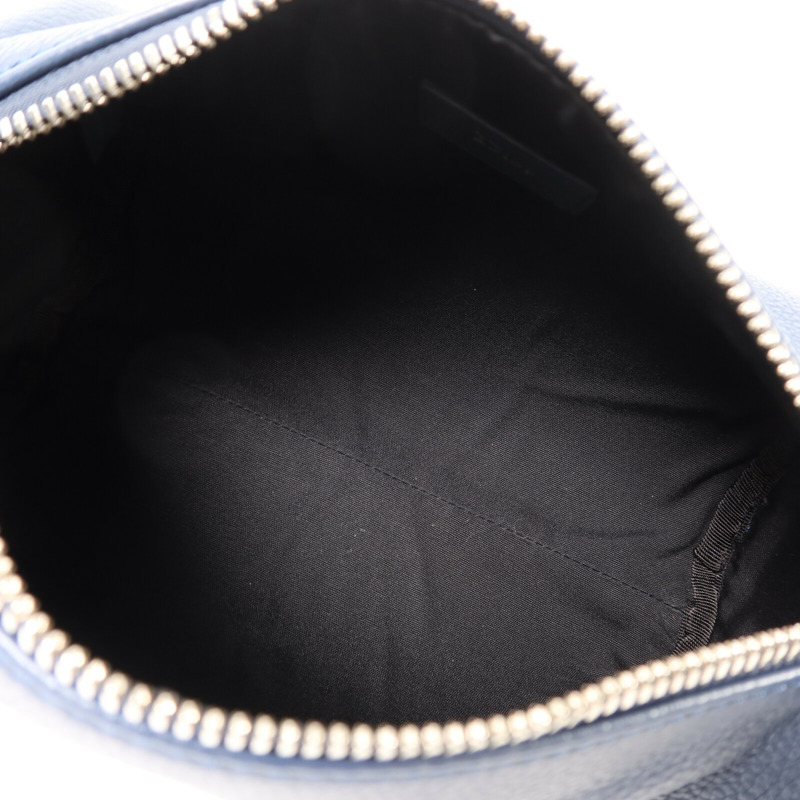 Dior 牛皮皮革Shoulder Bag銀扣肩背袋-4