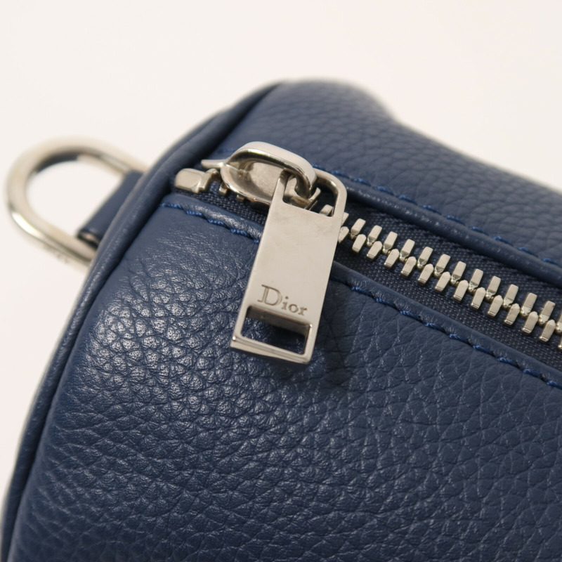 Dior 牛皮皮革Shoulder Bag銀扣肩背袋-8