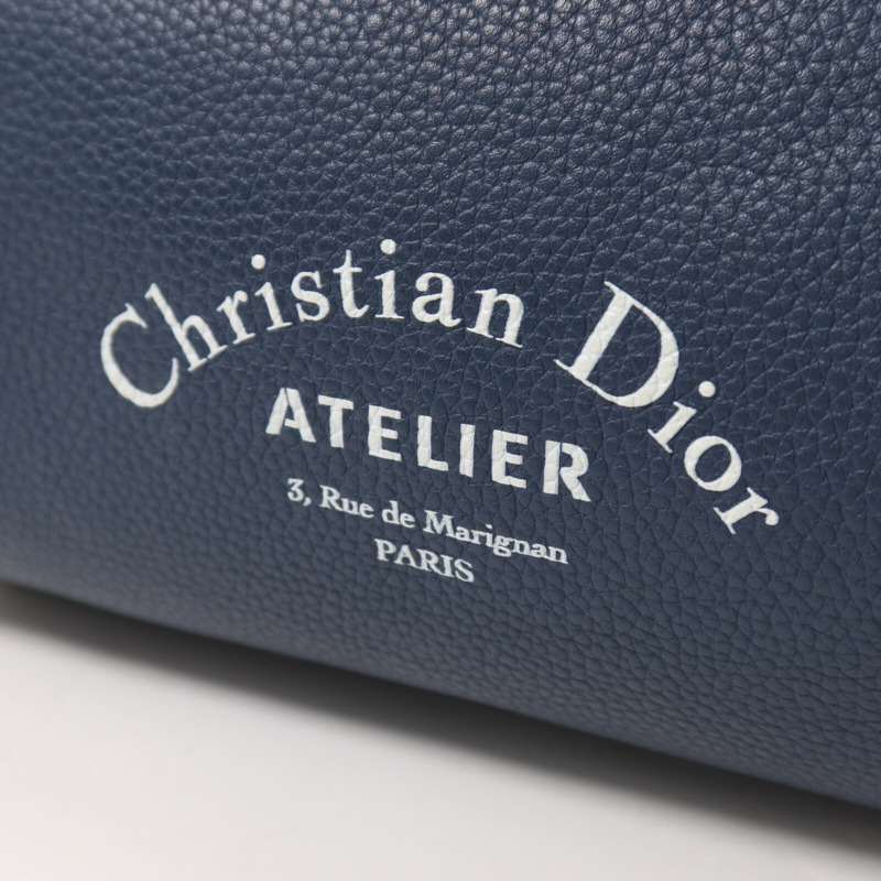 Dior 牛皮皮革Shoulder Bag銀扣肩背袋-9