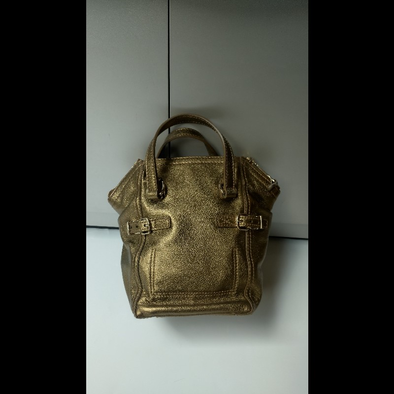 YSL 古銅金皮革小號城市提包 downtown-2