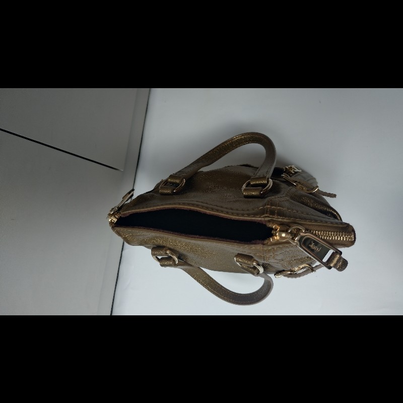 YSL 古銅金皮革小號城市提包 downtown-14