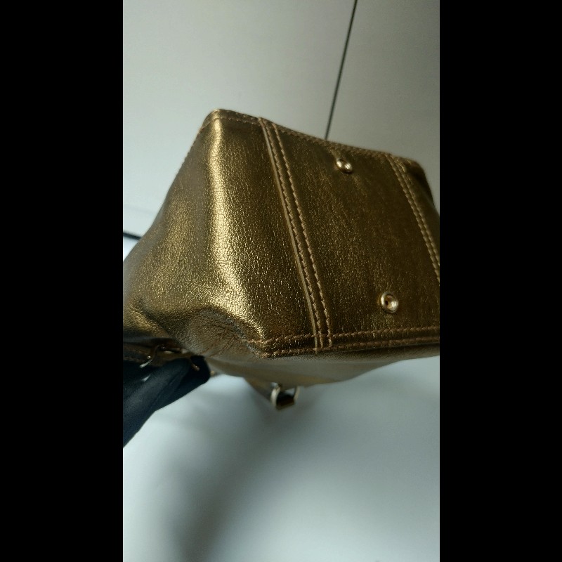 YSL 古銅金皮革小號城市提包 downtown-16